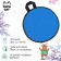 Ice -cat -cat, d = 30 cm, thickness 2 cm, color mix