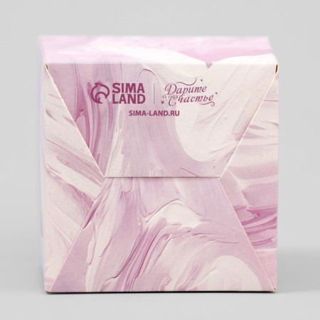 Bonbonniere box, gift packaging, “textures”, 7.5 x 8 x 7.5 cm-4