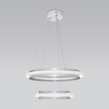 Smart suspended lamp Imperio, SMD, LED tape, 59x59 cm