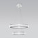 Smart suspended lamp Imperio, SMD, LED tape, 59x59 cm
