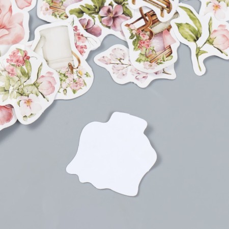Stickers for creativity "Pink Garden" set 46 pcs 4.4x4.4x1.1 cm-2