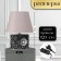 Danze table lamp E27 40W 25x25x35cm