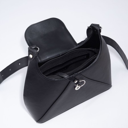 Women's bag with lightning, black color-5