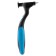 A self-cleaning Delight, with a button, small, 43 teeth, black and blue