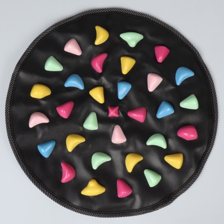 Massage rug, d = 34 cm, black/multi -colored color-2
