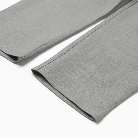 Pants for the boy KAFTAN LINEN, p. 34 (122-128), gray-7