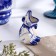 Frog, gzhel, porcelain, h = 7.5cm toothpicks