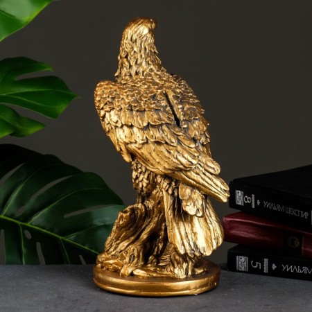 Pigger "Falcon on the stand" bronze, 20x15x32cm-1