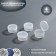 A set of organizers for decor, 4 pcs, d - 4 × 1.9 cm, color transparent color