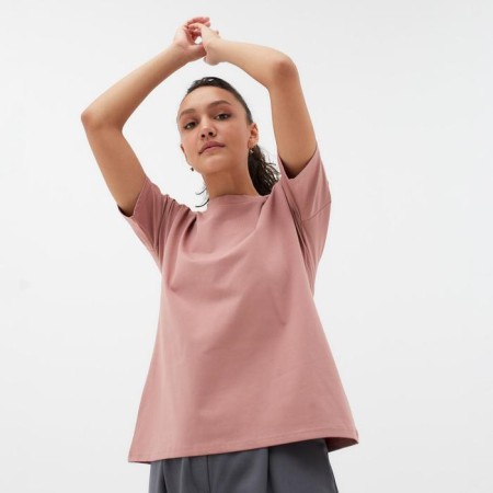 Women's T-shirt Basic Line, dusty pink color, rr 42-1
