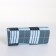 Magnet glass case, length 16 cm, blue color
