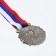Prize medal 188 diam 5 cm. 2 place. Color ser. With a ribbon
