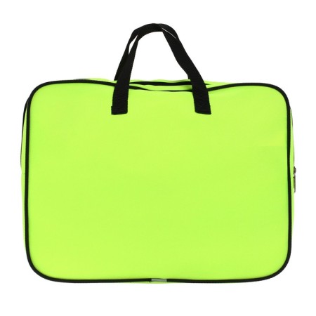 Folder with handles Textile A4, 360 x 290 x 70 mm, Erich Krause Neon Yellow, neon/yellow, 54674-1