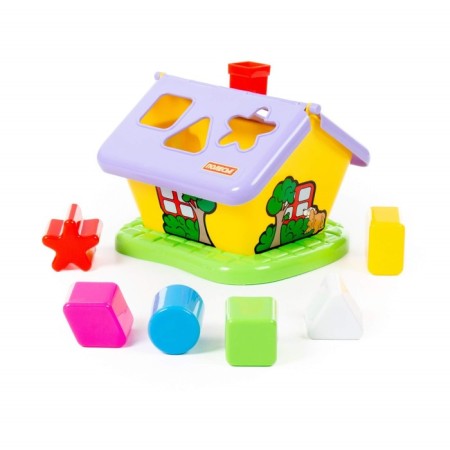Developing toy "Garden House" with a sorter, color mix-1