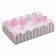 Cookie box, confectionery packaging with PVC lid, "tenderness", 20 x 30 x 8 cm