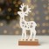 New Year's decor with backlight "Snow Deer"