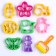 Models for modeling, set 9 pcs., Roller, color mix