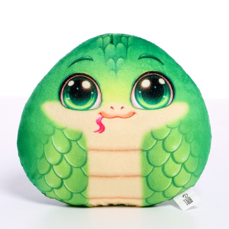 Soft toy "Snake", green, for the New Year-1