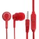 Headphones Blast BAH-217 MOBILE, vacuum, microphone, 3.5 mm, 1.2 m, red