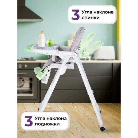 Children's stool for children's Farfello Dreamy, the color is light gray-2