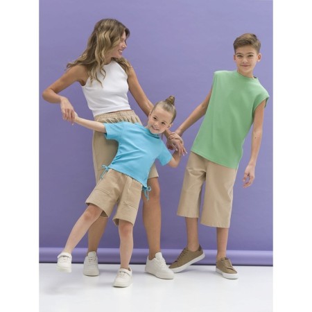 T -shirt for boys, height 128 cm, apple color-5
