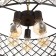 Chandelier 91298/5 E14 40W Black 50x50x76 cm
