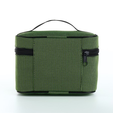 Lightning cosmetic bag, green color-1