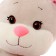 Soft toy "Bunny with a pink heart", 25 cm