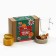 Gift set: spices for mulled wine, glass, cream "for warm evenings"