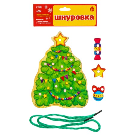 New Year's toy. Figure lacing "New Year! Christmas tree "-6