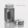 Solonka Glass Daula "Style", 130 ml, 5 × 8 cm, silver color