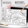 Magnet coloring reusable "Transport", 14.8 × 21 cm