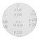 Circle of abrasive grinding under the "Velcro" Tundra, 150 mm, P240, 5 pcs.