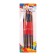 Set of brushes nylon 5 pieces: 3 round, 2 flat