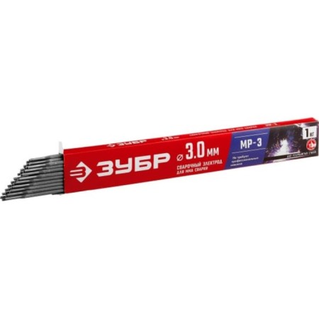 Electrodes welding bison MP-3 40011-3.0, with routine coating, D = 3 x 350 mm, 1 kg-1