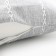 Pillowcase decorative Ethel pigtail color gray, 45x45 cm polyester