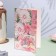 Birthday card!" Glitter, congregre, white flowers, bouquet, 12.5x19.4 cm