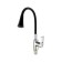Fashun A4253+B14 kitchen mixer, single -leaf, flexible spout, brass, black