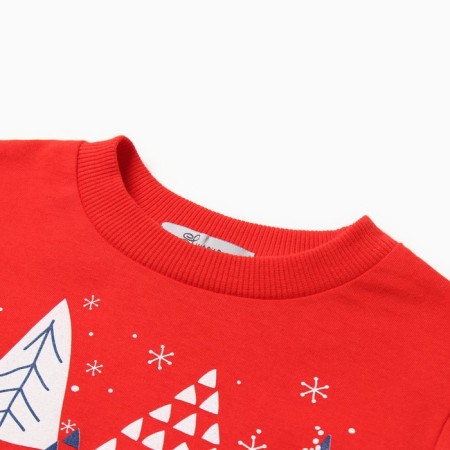 Pajamas for a boy, red/blue color, height 98 cm-2
