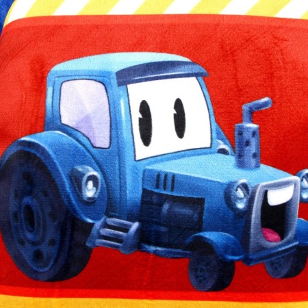 Baby plush backpack for the boy "Tractor", 23 × 23 × 7 cm-3