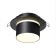 Lamp built -in Novotech. Lirio, 9W, GU10, 60x98x98 mm, black color