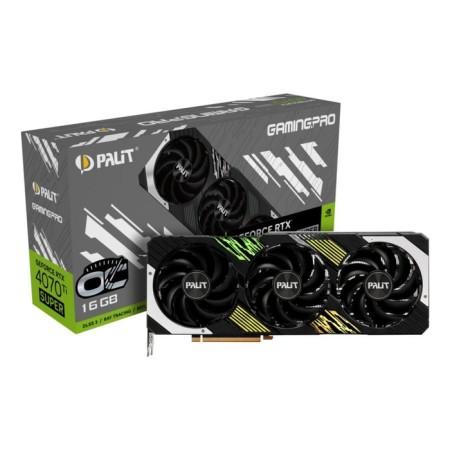 The Palit PCI-E 4.0 RTX4070TI SUPER GAMINGPRO OC NVIDIA GeForce RTX 4070TI SUPER 16G 106497-9