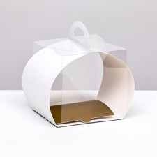 Box under the bento-port, white 10 x 10 x 10