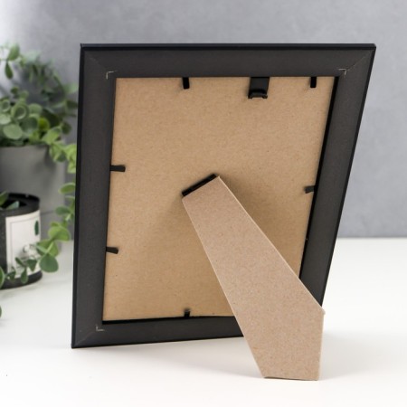 Photo frame plastic 15x21 cm silver (790)-4