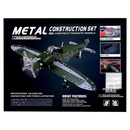 Constructor Metal "Aircraft Bomber", 258 parts-5
