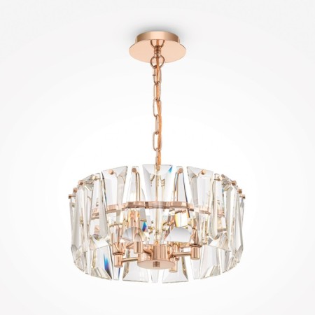 Suspended lamp Maytoni Mod043PL-04G, 4XE14, 60W, 38x38x66.8 cm, Color Gold