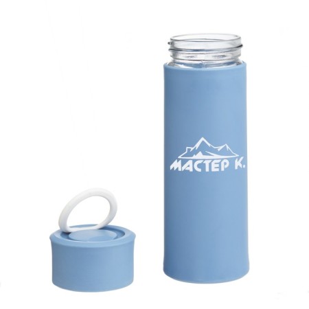 Water bottle, 400 ml, "Master K", glass-2