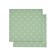Serving napkin Green polka dot, size 40x40 cm, green color