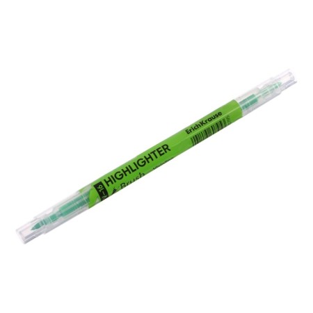 Textbook marker 0.5-3.5 mm Erichkrause Visioline V-16 Brush Neon, bilateral, green neon, water-based ink-2