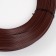 Artificial Roatan smooth 8 mm 100 m crescent (chestnut)